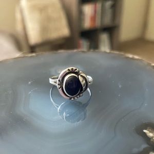 Sterling Silver Native Lapis Ring